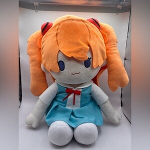 Official Asuka Langley Soryu 38CM Plush Doll Pillow Dress up Toy Type Anime